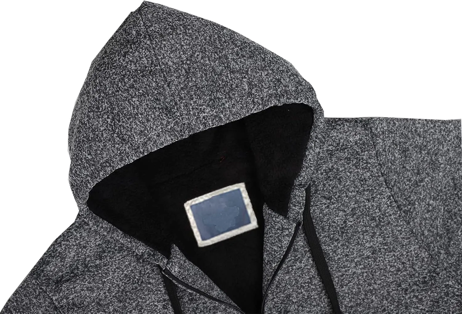 Gary Com Heavyweight Sherpa Hoodies for Men, Thick Fleece Lined Full Zip Up Winter Warm Sweatshirts Work Jackets