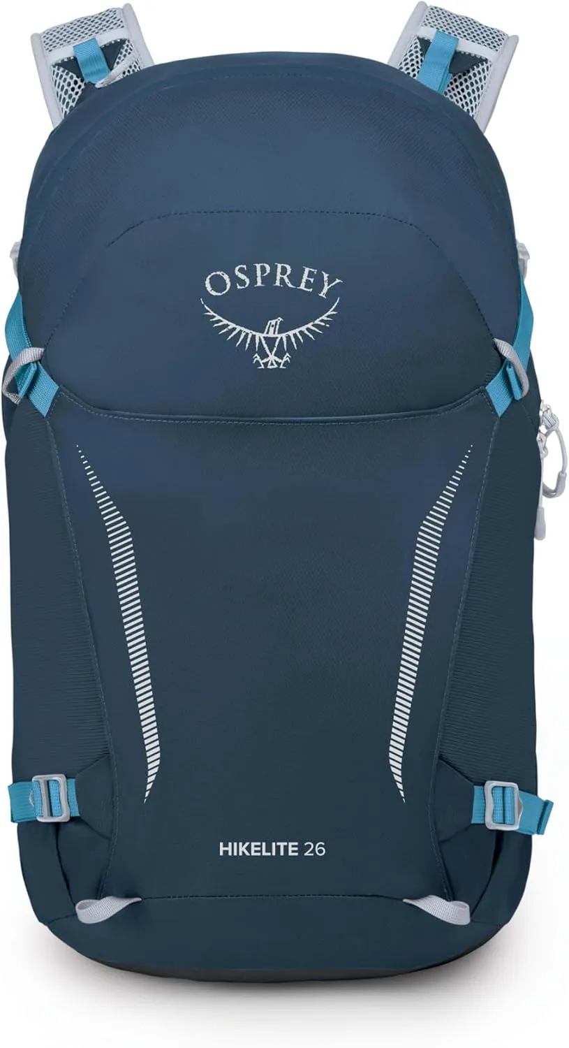 Osprey Hikelite 26L Unisex Hiking Backpack, Atlas Blue