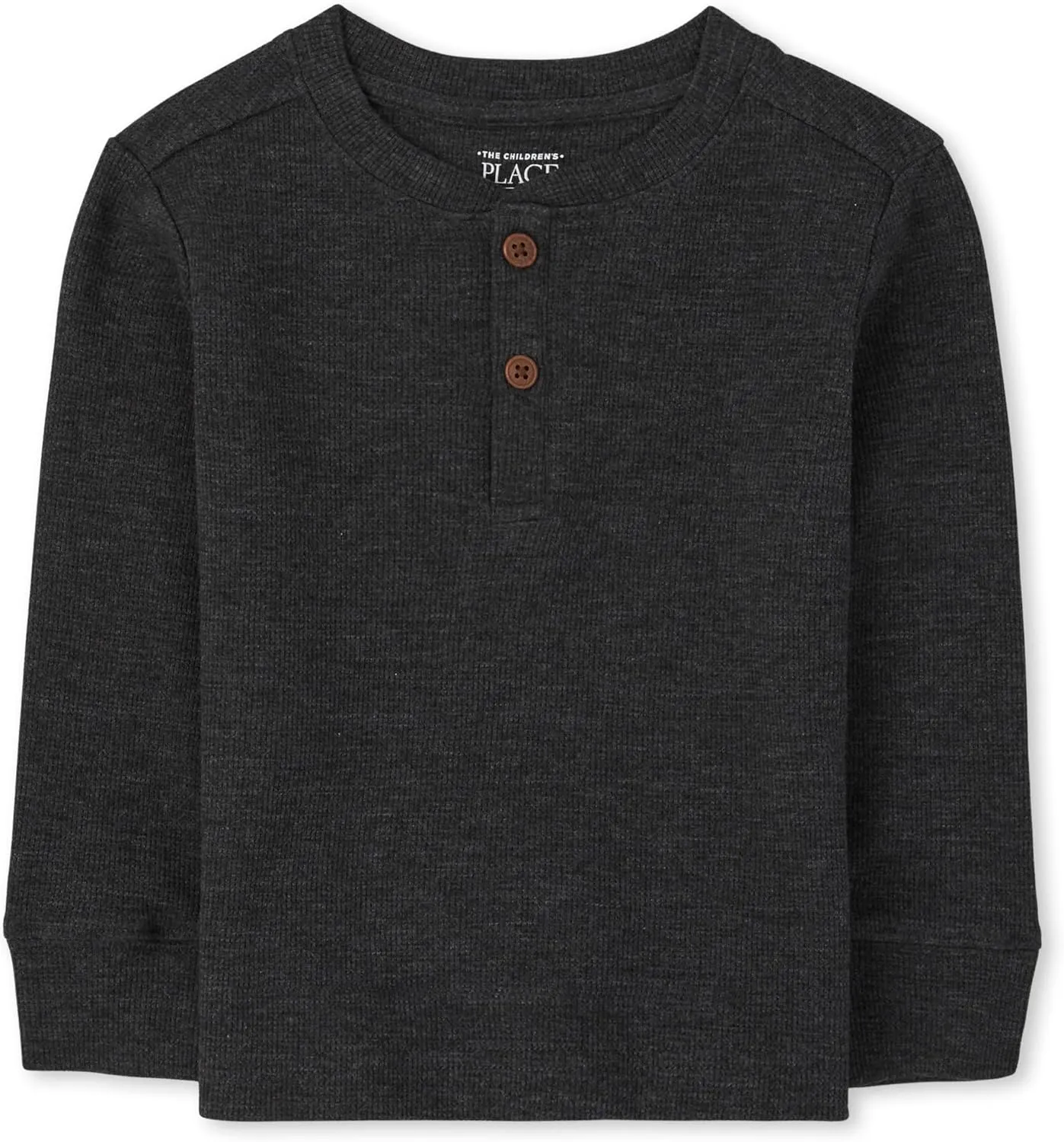 The Children's Place Baby Toddler Boys Long Sleeve Thermal Henley Top