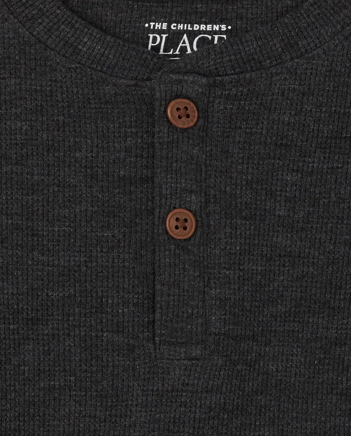 The Children's Place Baby Toddler Boys Long Sleeve Thermal Henley Top